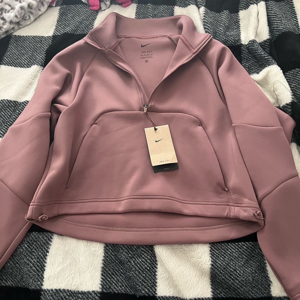 Nike Pink Half-Zip Pullover
